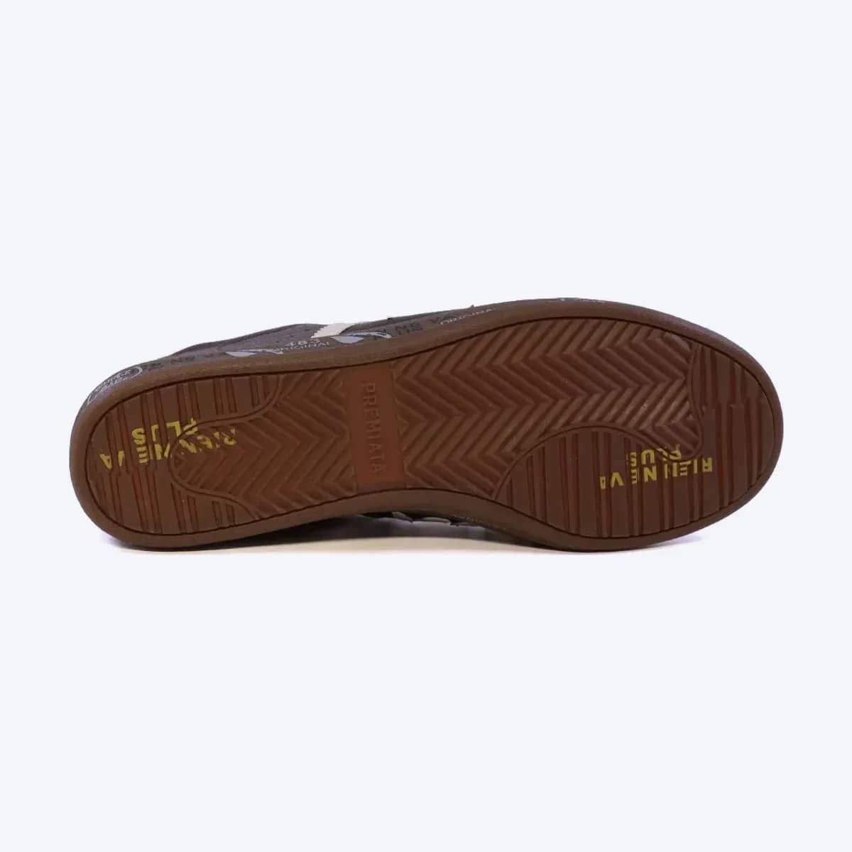 Premiata Bonnie kahverengi sneaker, dış taban deseni