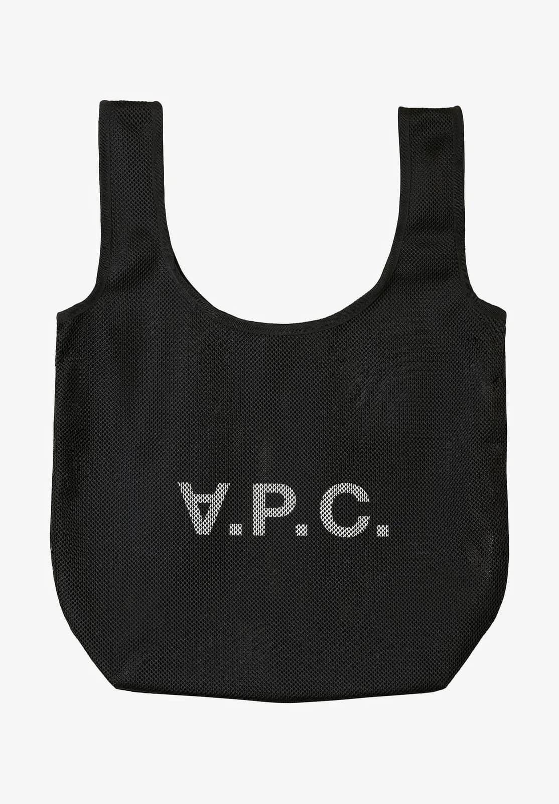A.P.C. siyah shopper çanta, önden görünüm