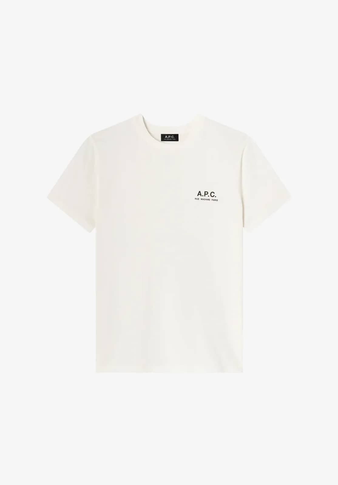 A.P.C. beyaz t-shirt, önden görünüm