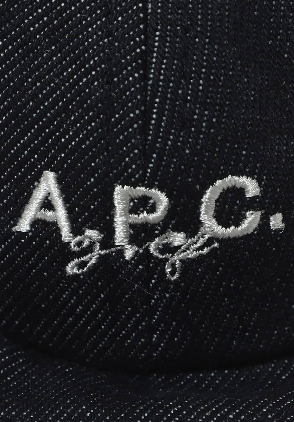 A.P.C. siyah Mini anahtarlık, arkadan görünüm