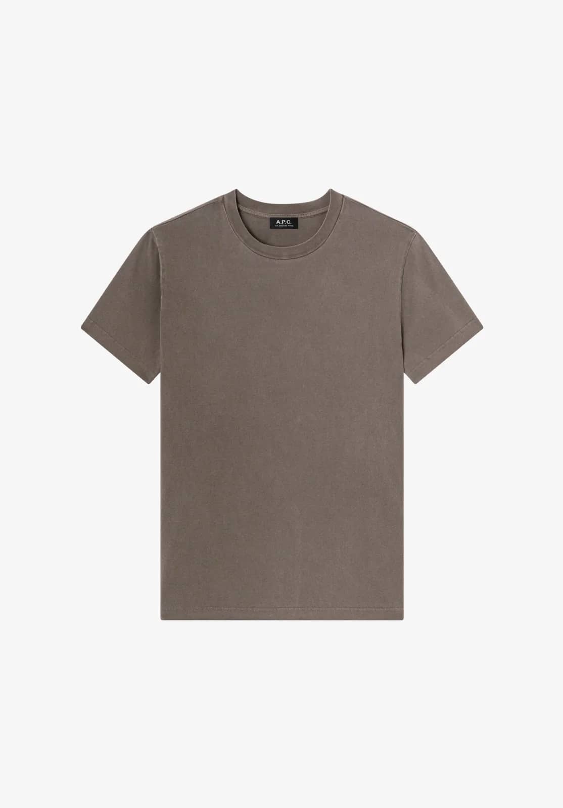 A.P.C. gri rugan t-shirt, önden görünüm