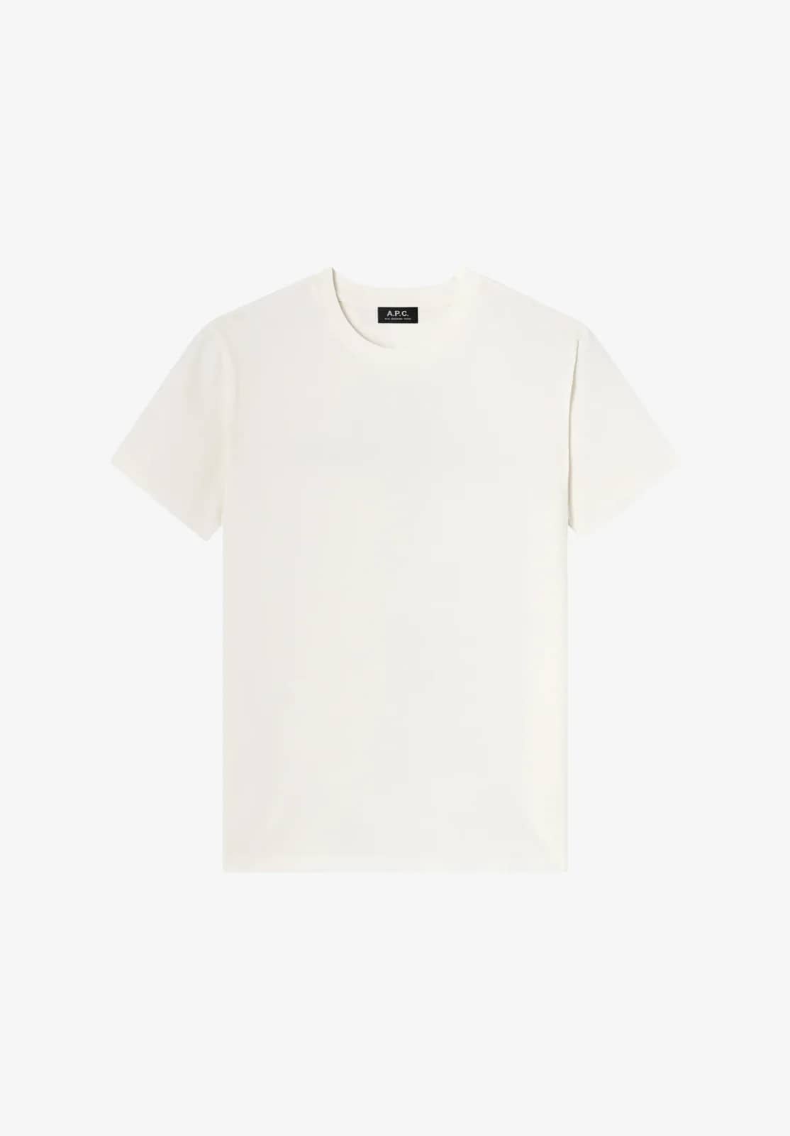 A.P.C. beyaz t-shirt, önden görünüm