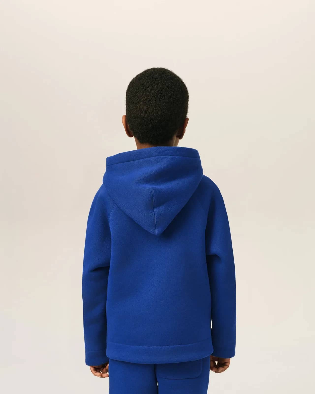 Ami Paris mavi pamuk sweatshirt, detay görünüm