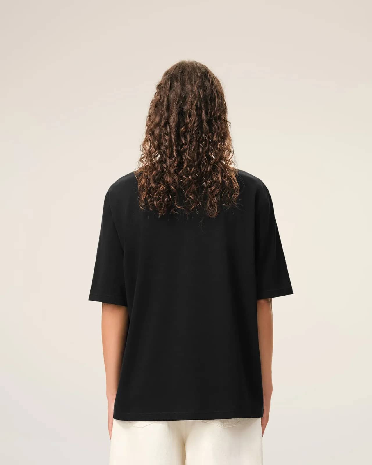 Ami Paris siyah pamuk t-shirt, detay görünüm