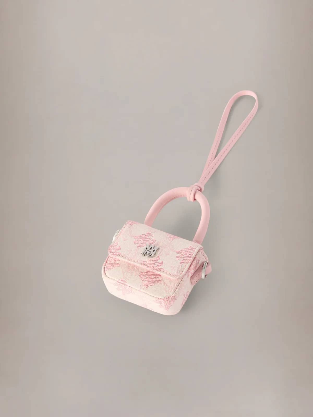 Amiri pembe MA Quad tekstil çanta süsü, detay görünüm