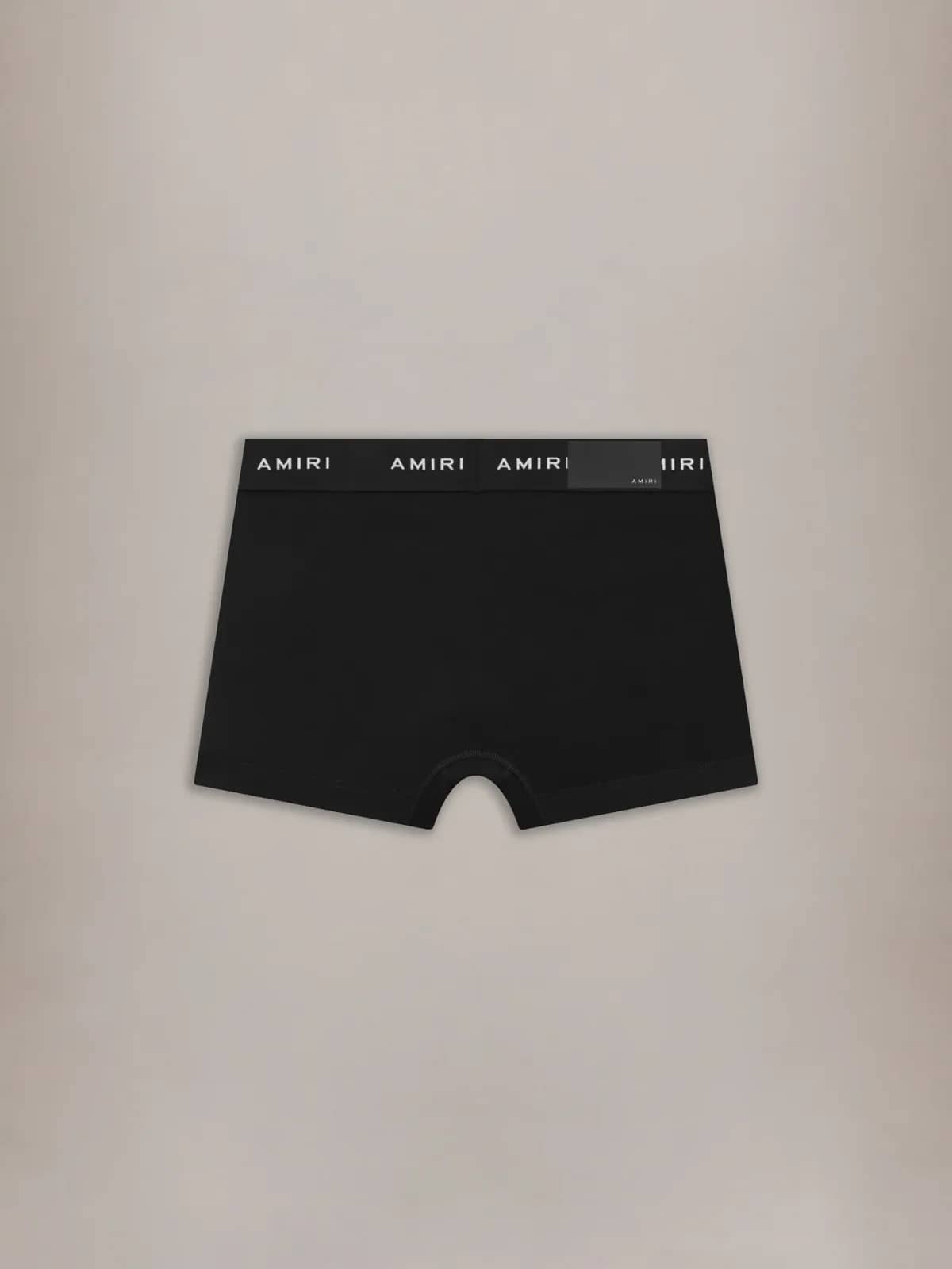 Amiri siyah pamuk boxer, arkadan görünüm