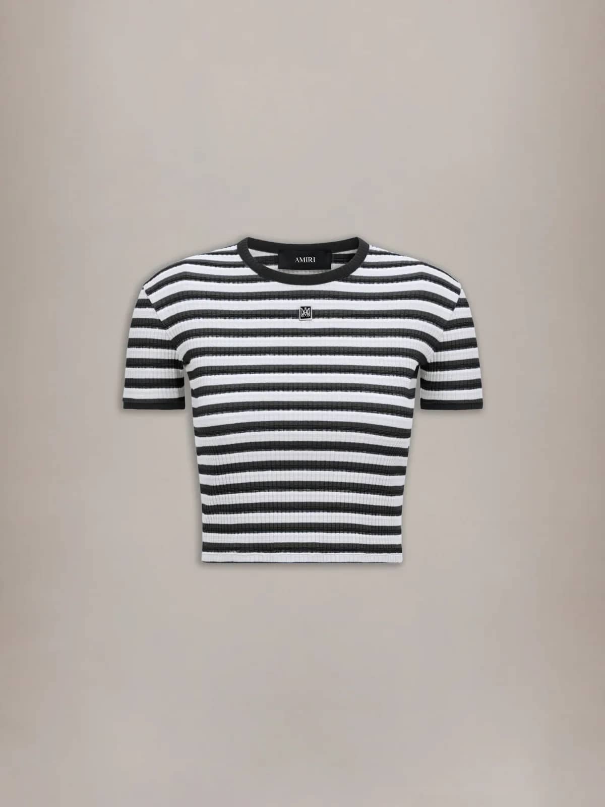 Amiri beyaz t-shirt, önden görünüm