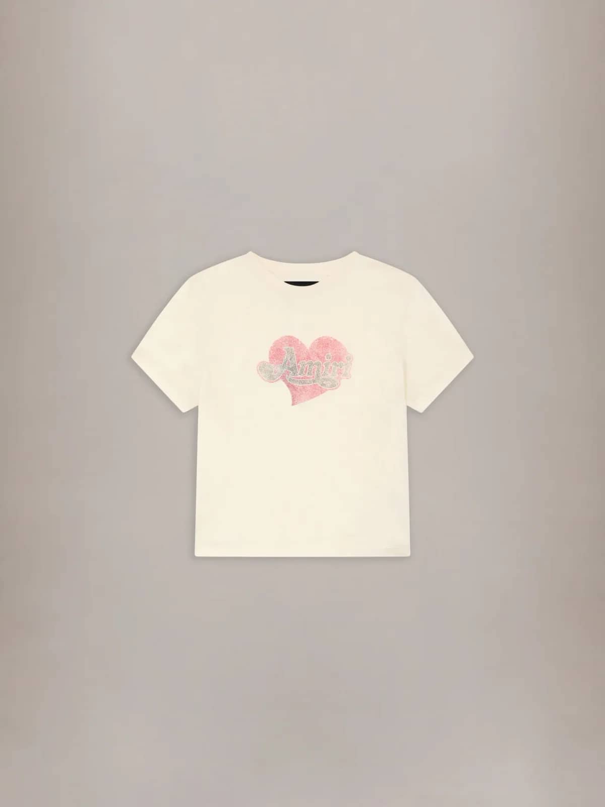 Amiri bej pamuk t-shirt, önden görünüm