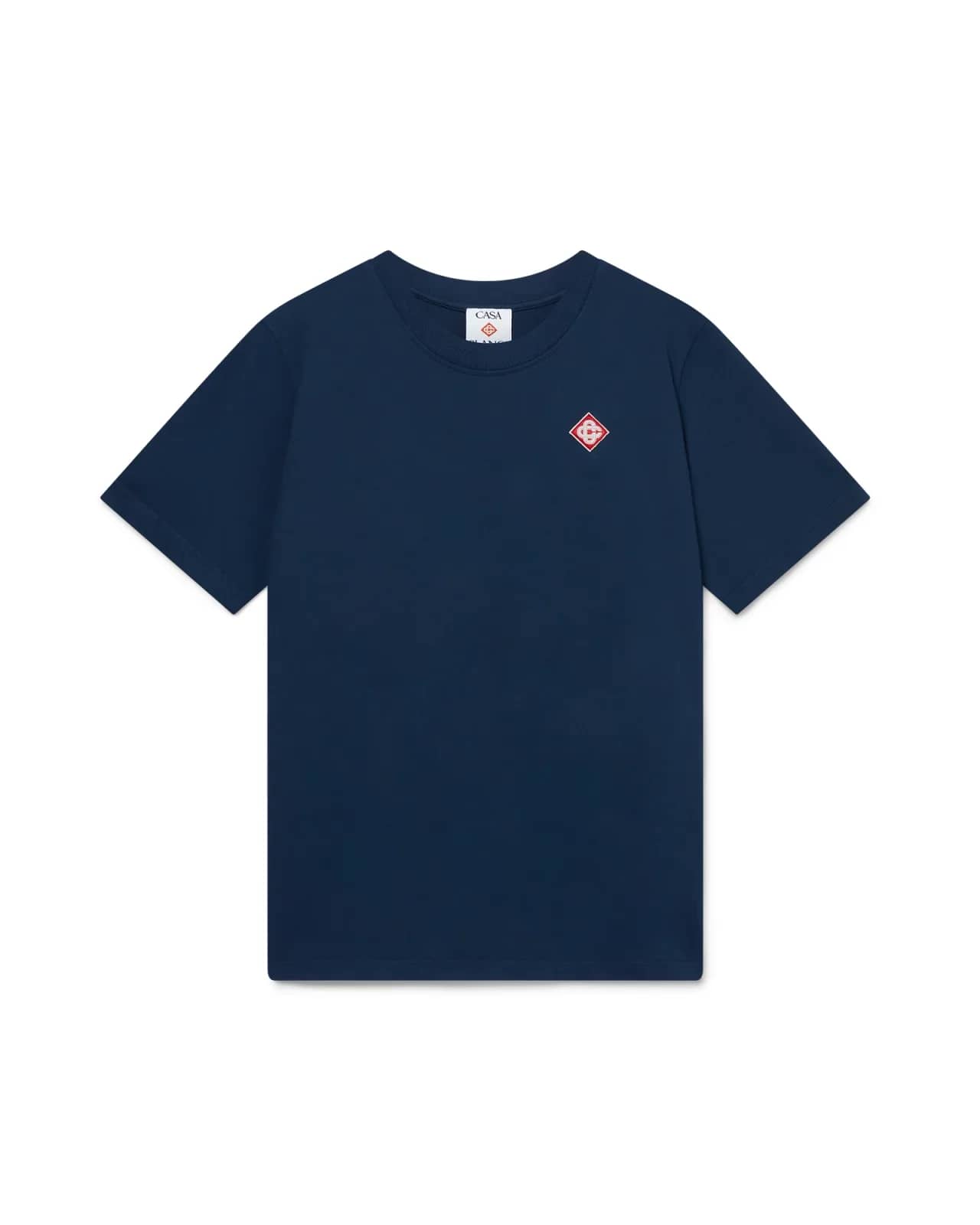 Casablanca lacivert t-shirt, önden görünüm