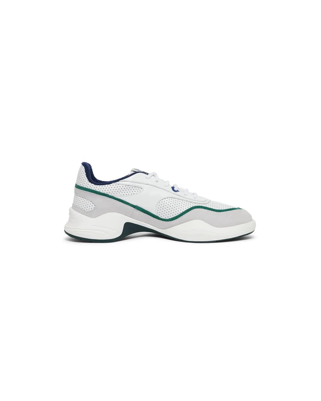 Casablanca beyaz Court Championship sneaker, arkadan çapraz görünüm