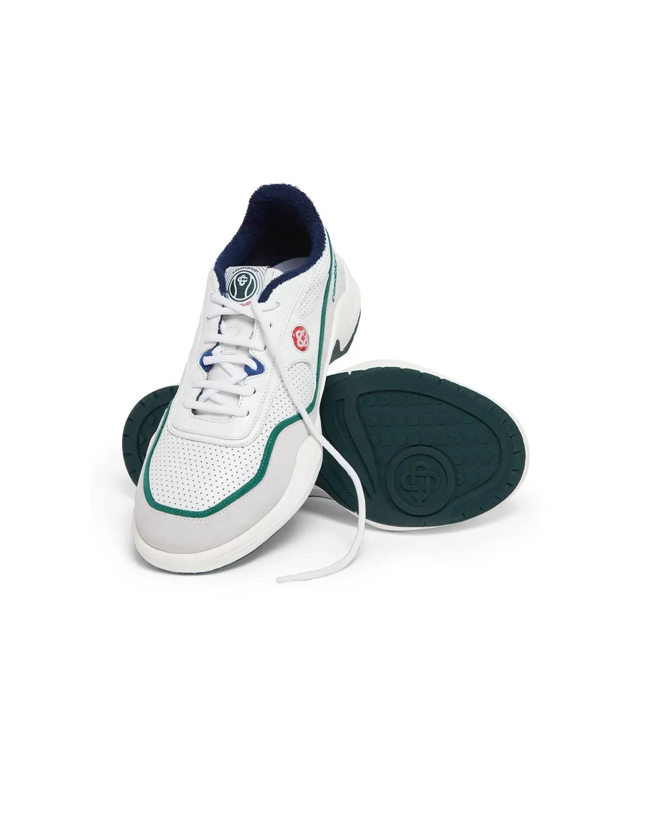 Casablanca beyaz Court Championship sneaker, iç yandan görünüm