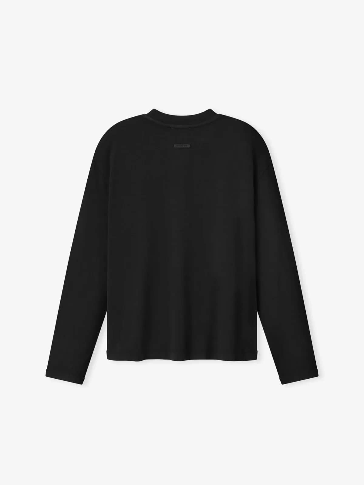 Fear of God siyah t-shirt, detay görünüm