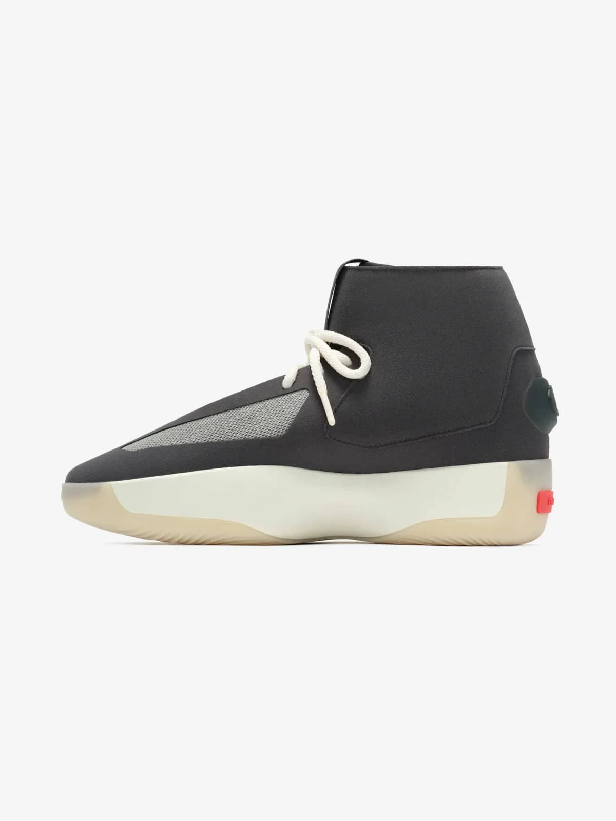 Fear of God pembe Derrick Rose II Basketball bilekli sneaker, önden çapraz görünüm
