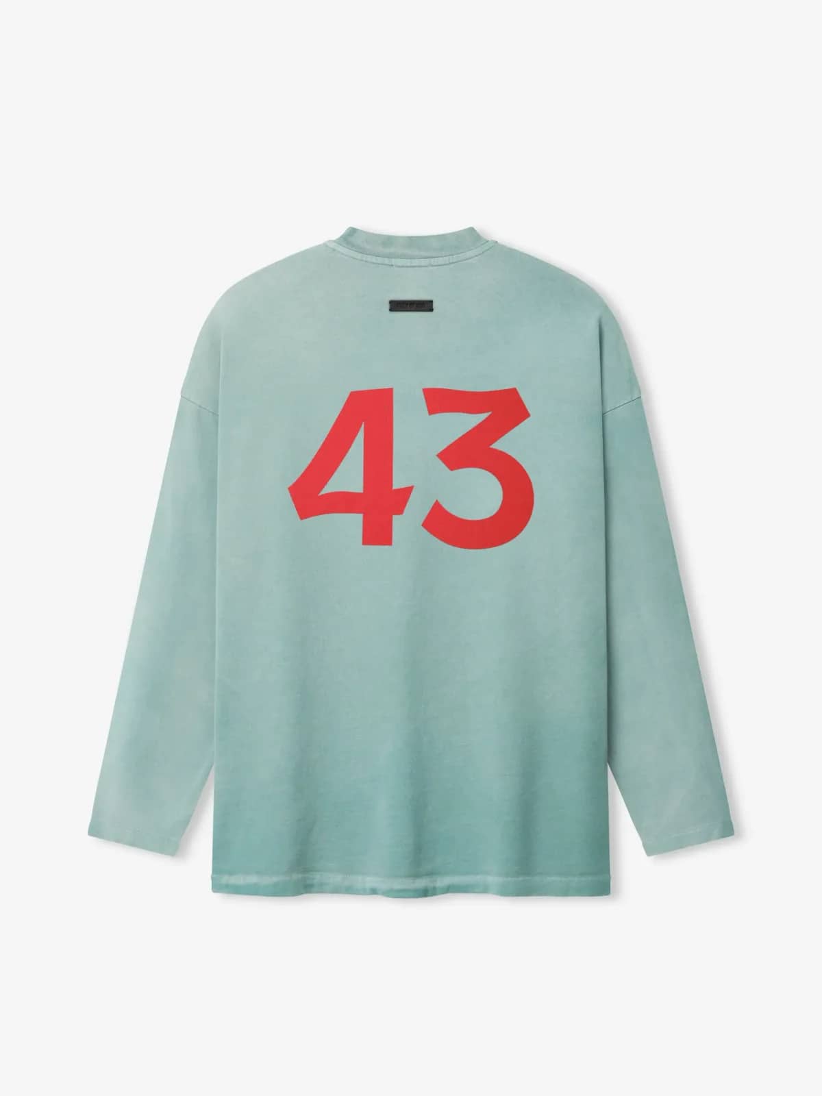 Fear of God açık mavi t-shirt, detay görünüm