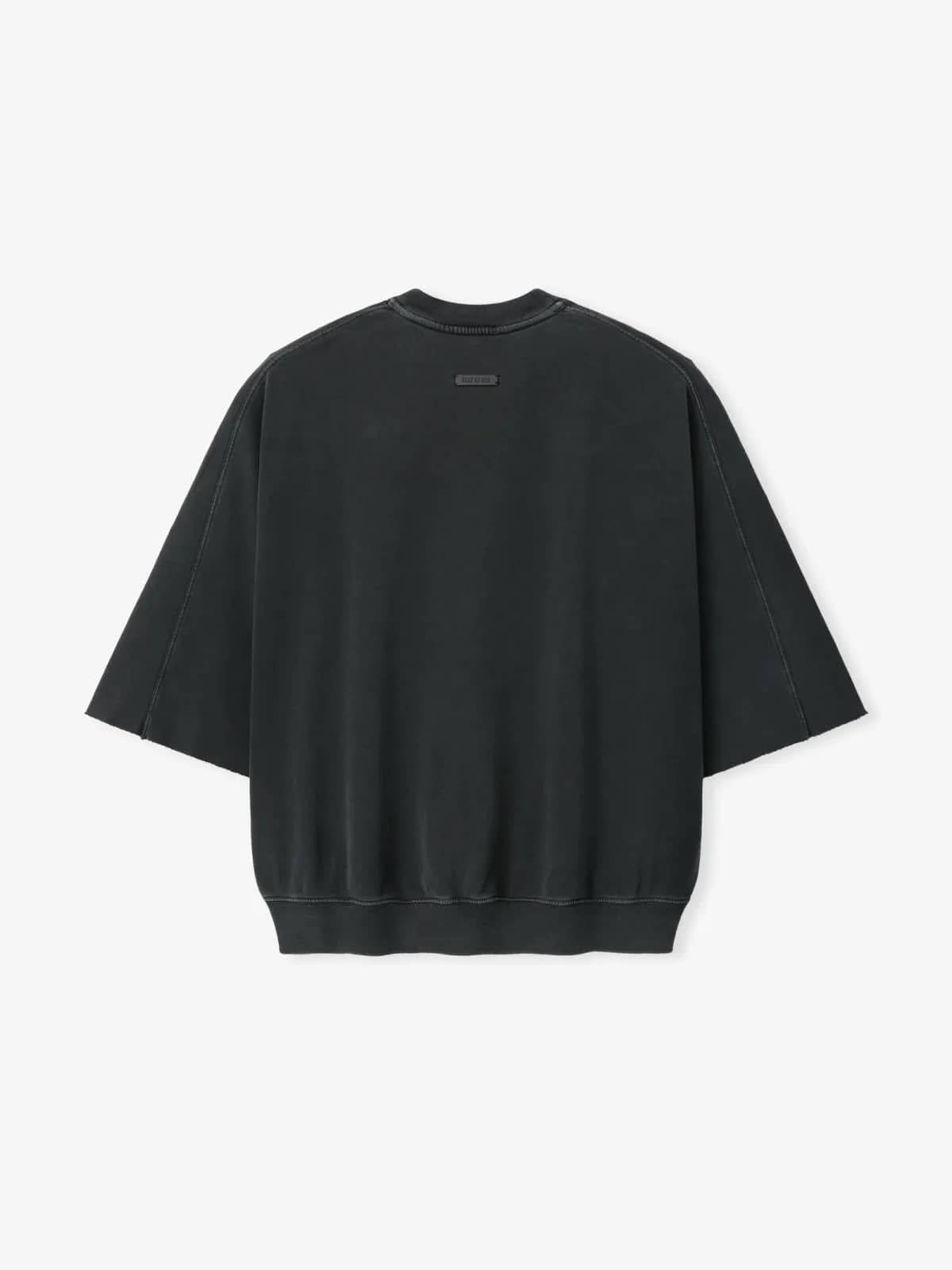 Fear of God siyah sweatshirt, arkadan görünüm