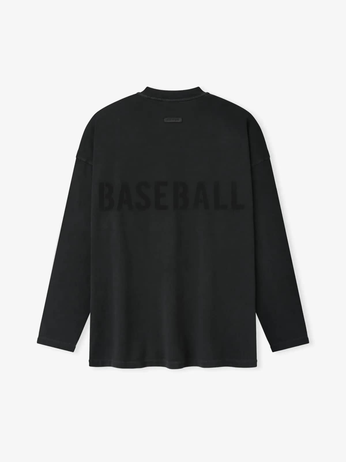 Fear of God siyah t-shirt, detay görünüm