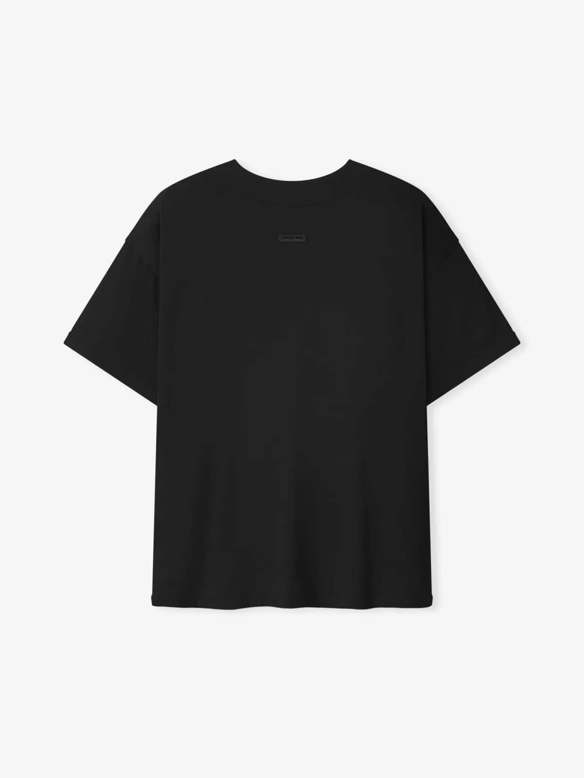 Fear of God siyah pamuk t-shirt, arkadan görünüm