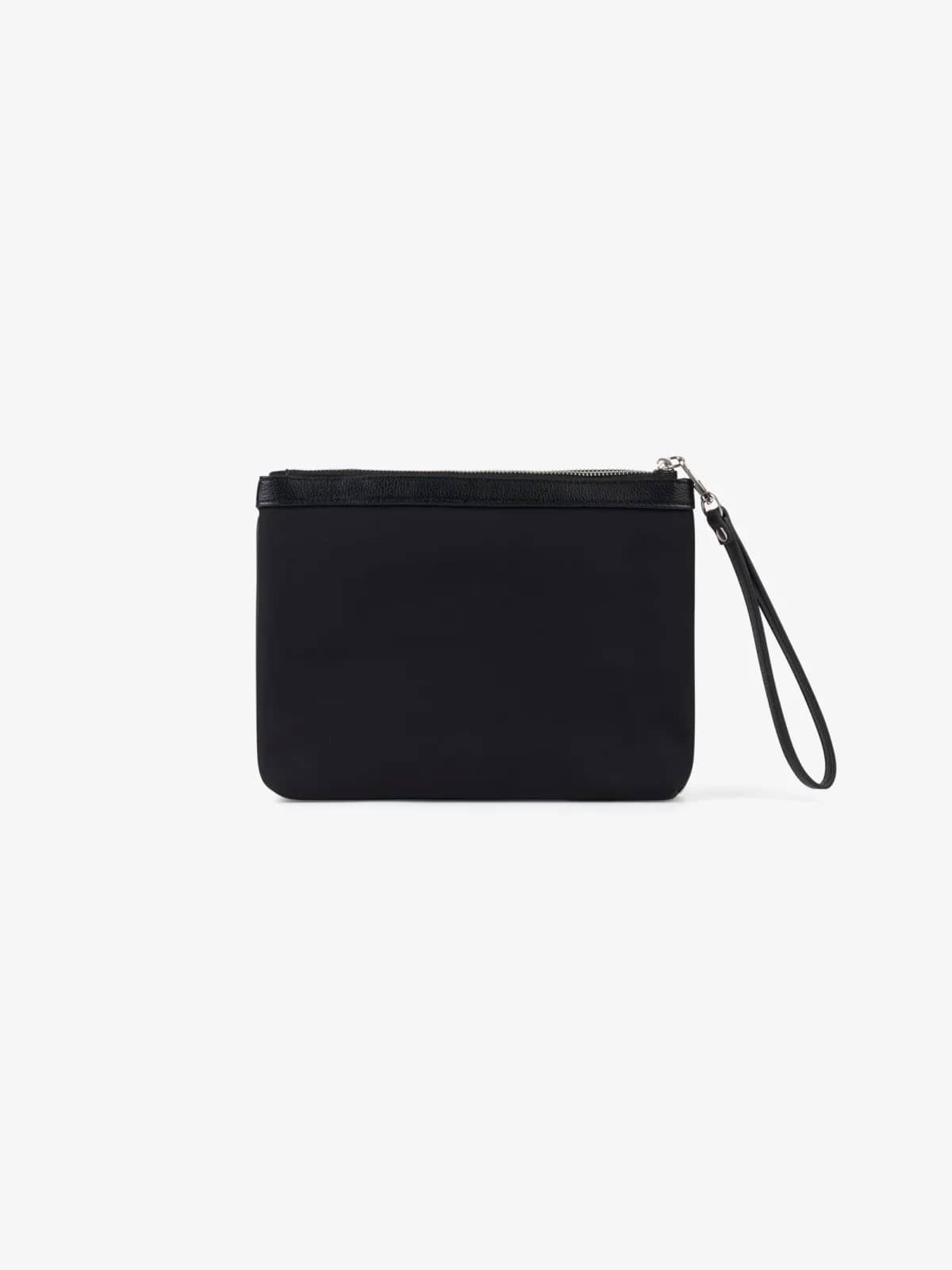 GCDS siyah clutch, yandan görünüm
