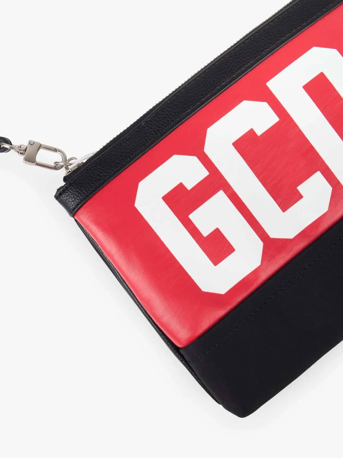 GCDS siyah clutch, iç görünüm