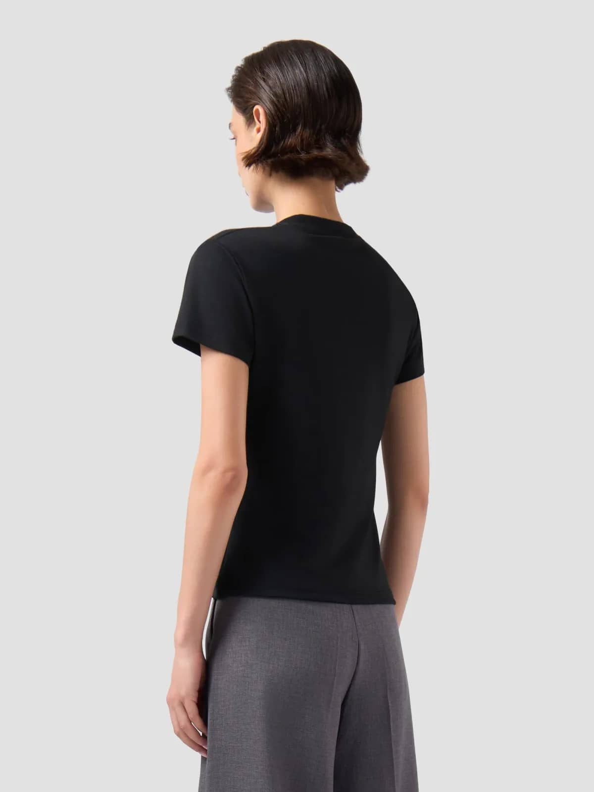 GCDS siyah t-shirt, detay görünüm