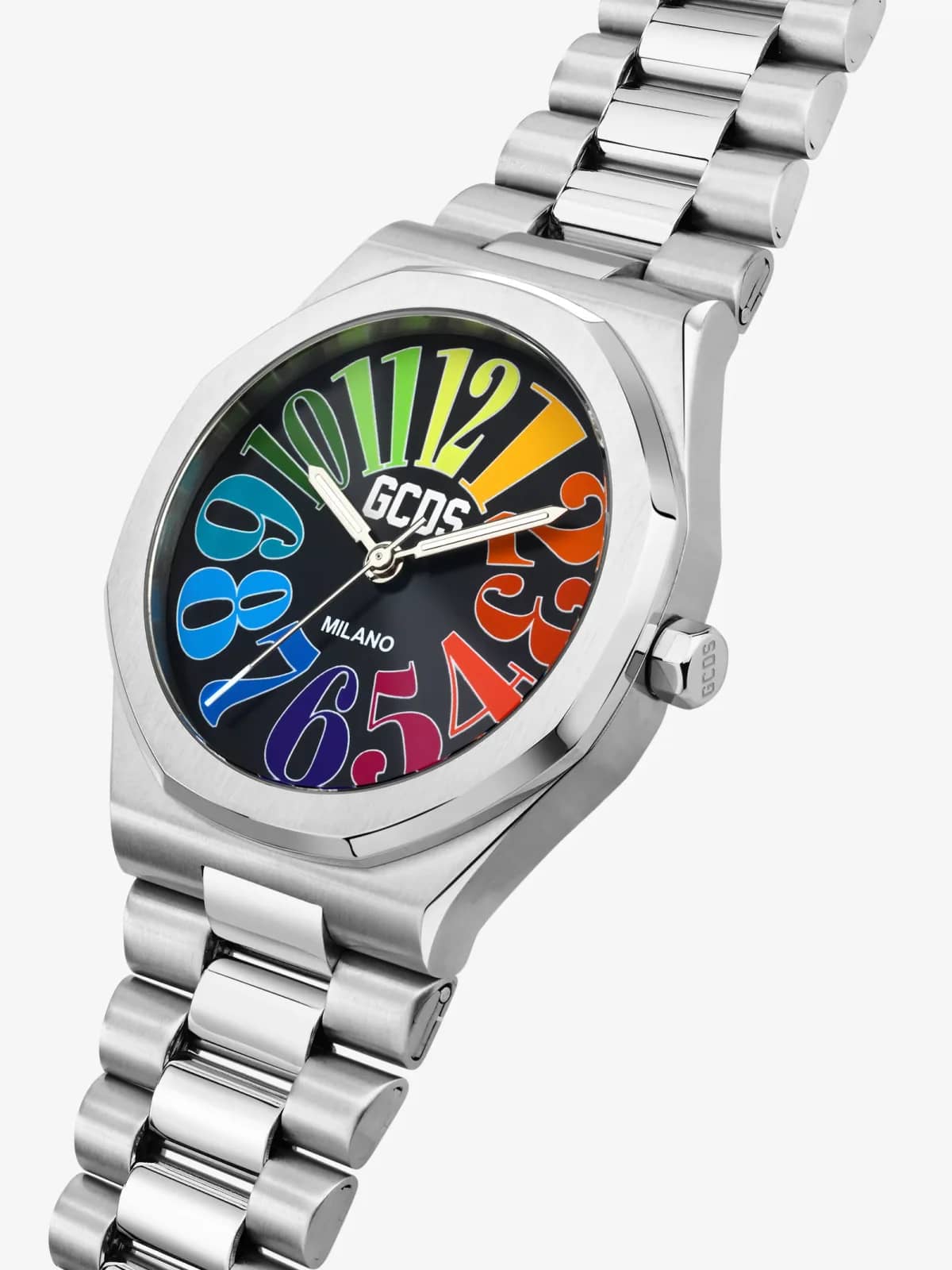 GCDS siyah Time Bomb saat, detay görünüm