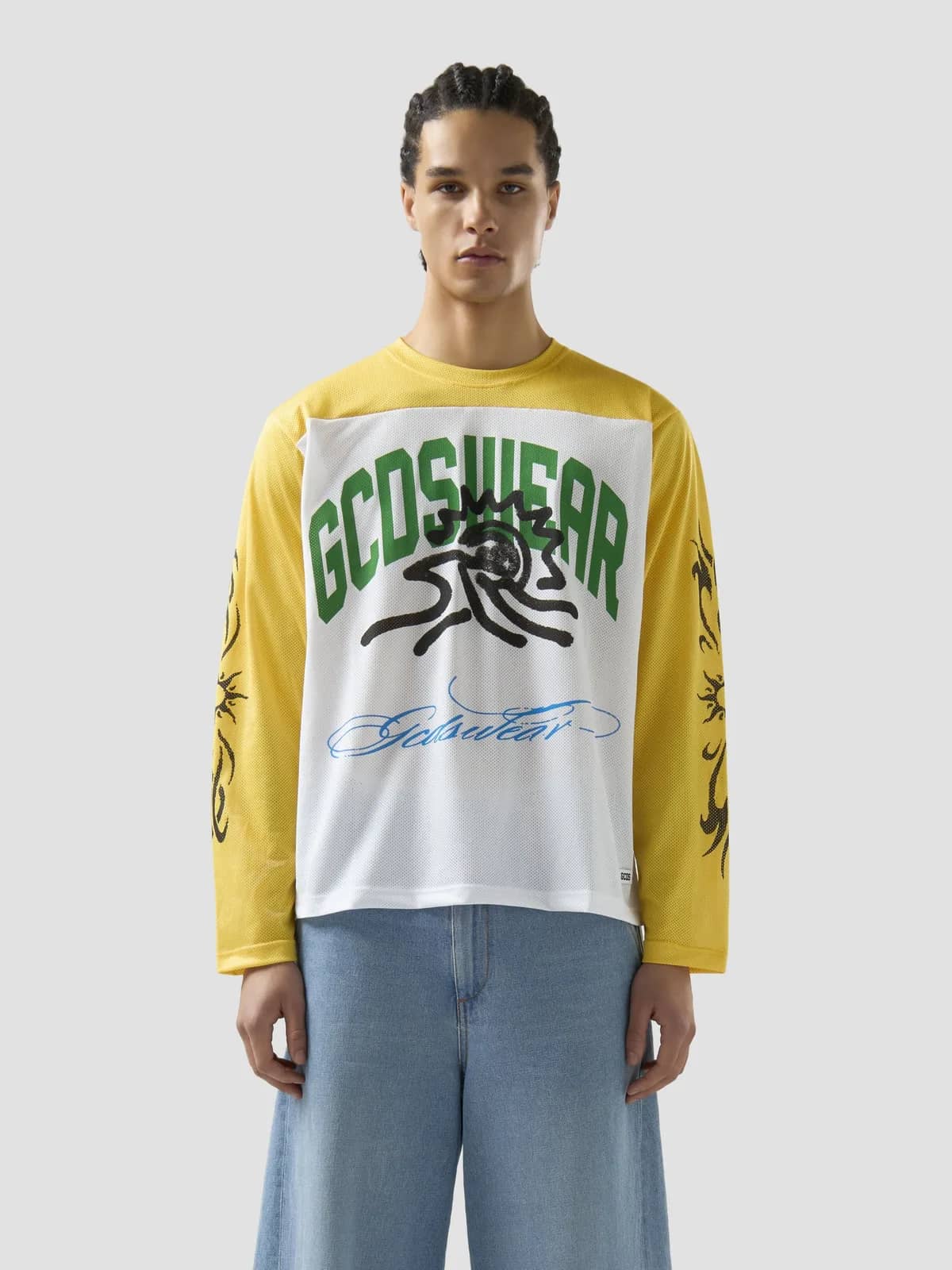 GCDS çok renkli t-shirt, detay görünüm