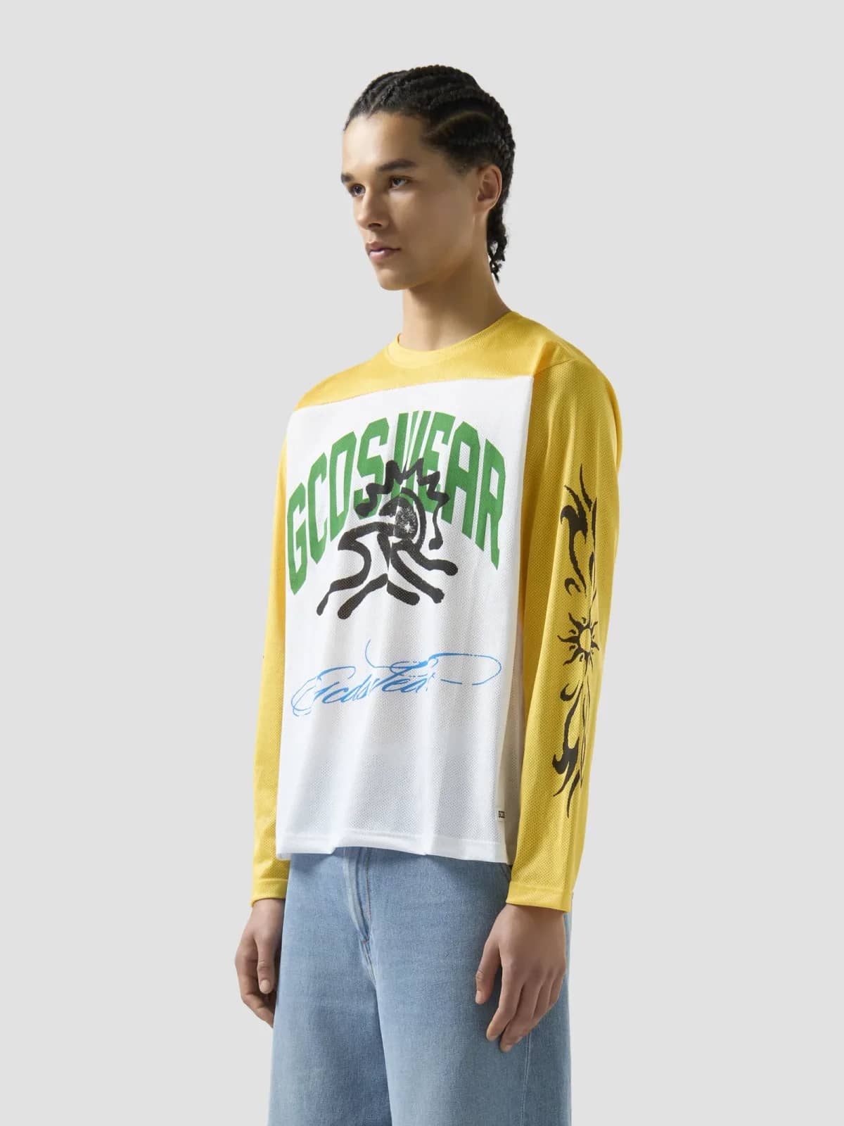 GCDS çok renkli t-shirt, detay görünüm