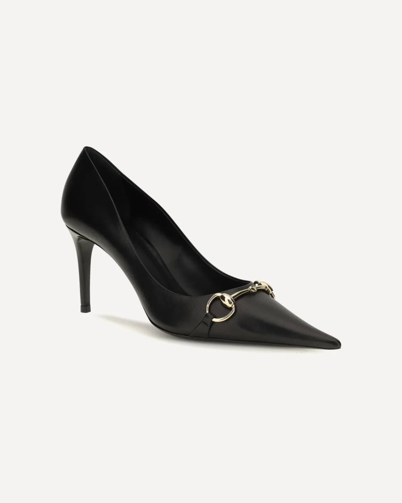 Gucci siyah Donna stiletto, iç yandan görünüm