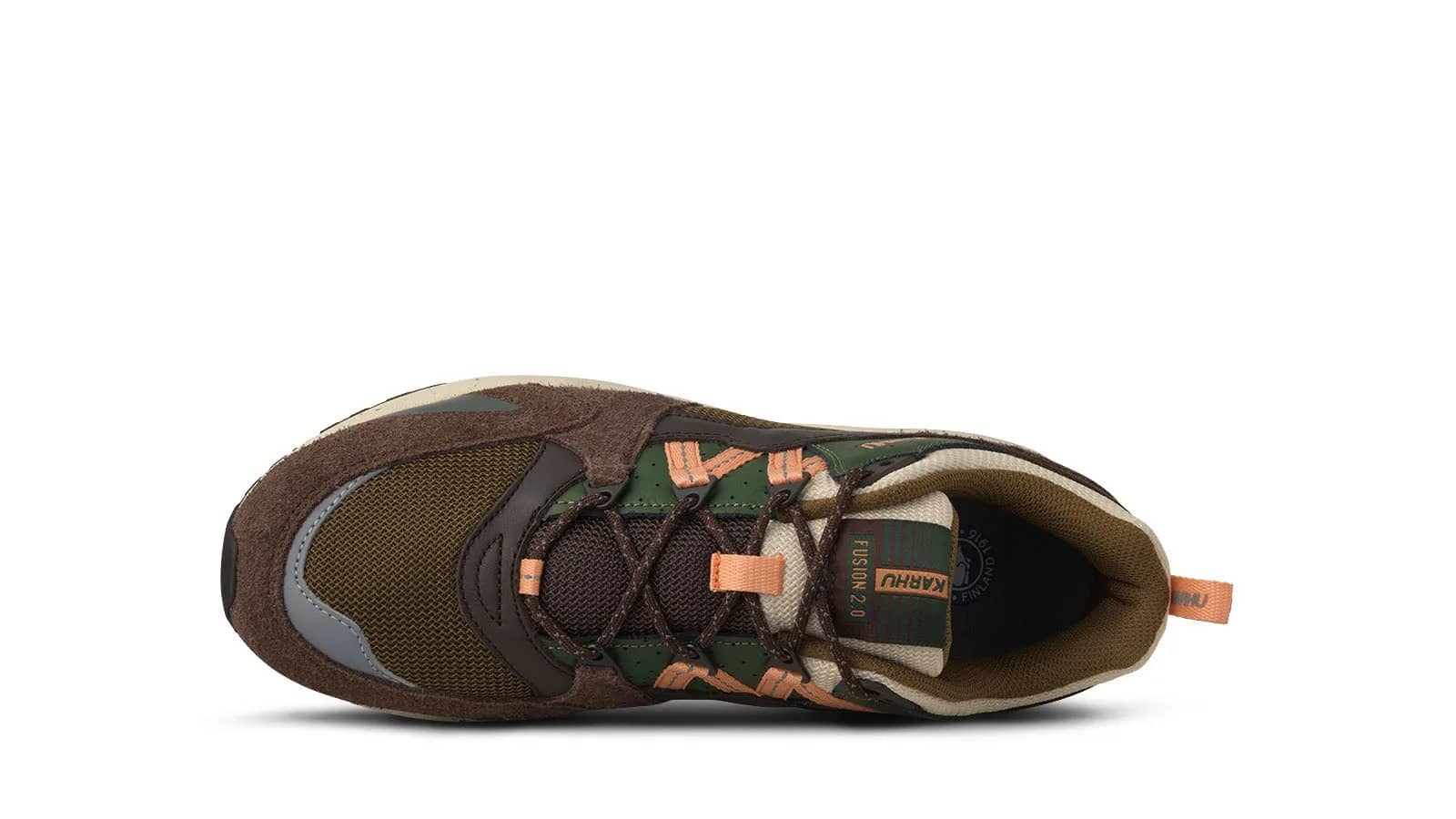 Karhu kahverengi Fusion 2.0 sneaker, detay görünüm
