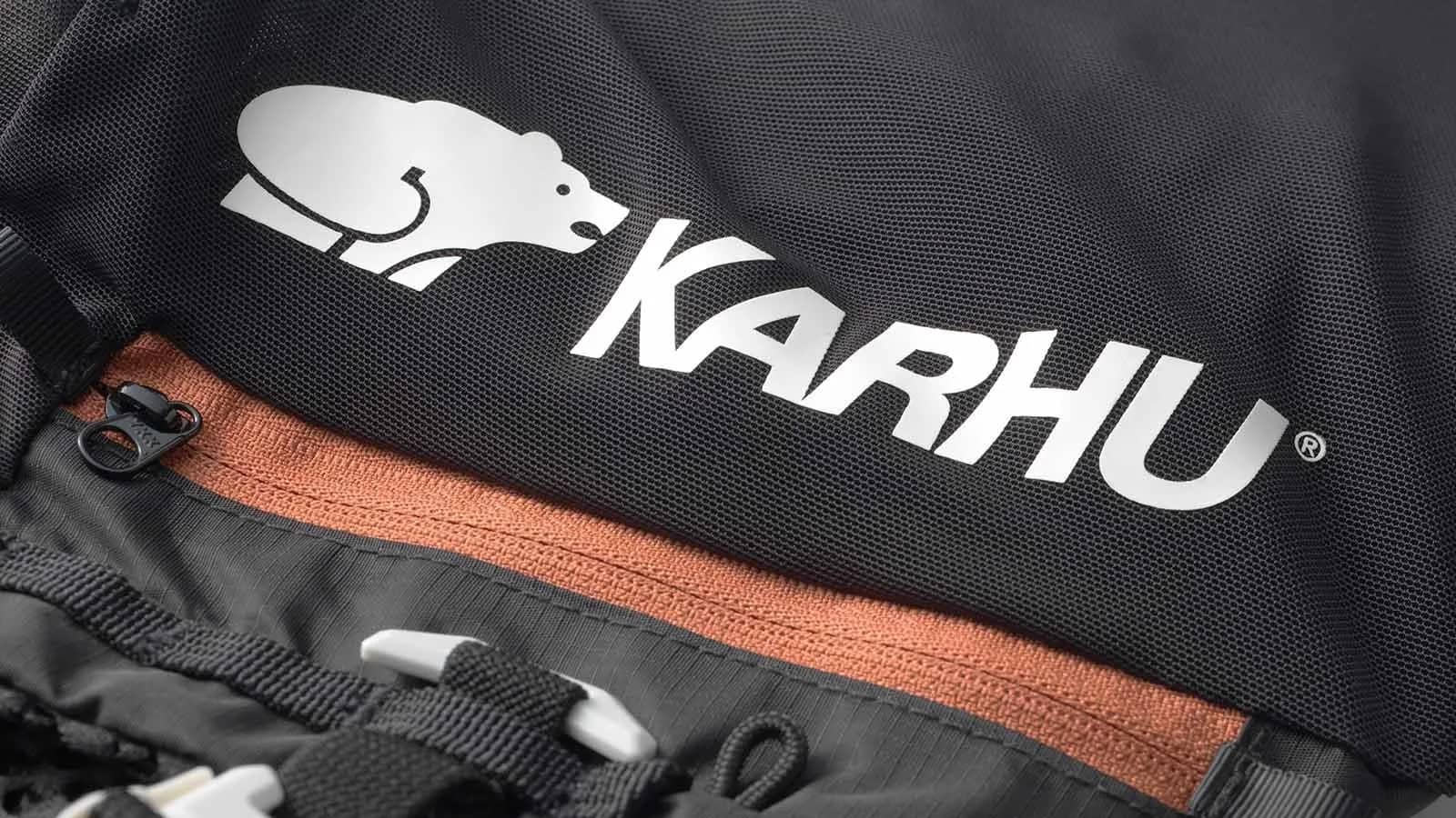 Karhu siyah Karhu X Ferrino Running Vest 5L yelek, detay görünüm