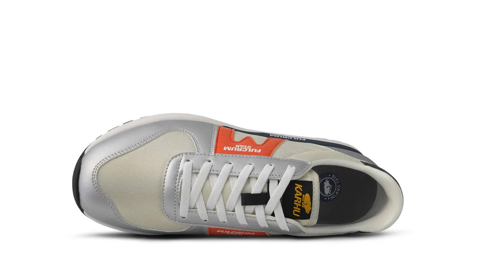 Karhu gümüş Fulcrum Star sneaker, detay görünüm
