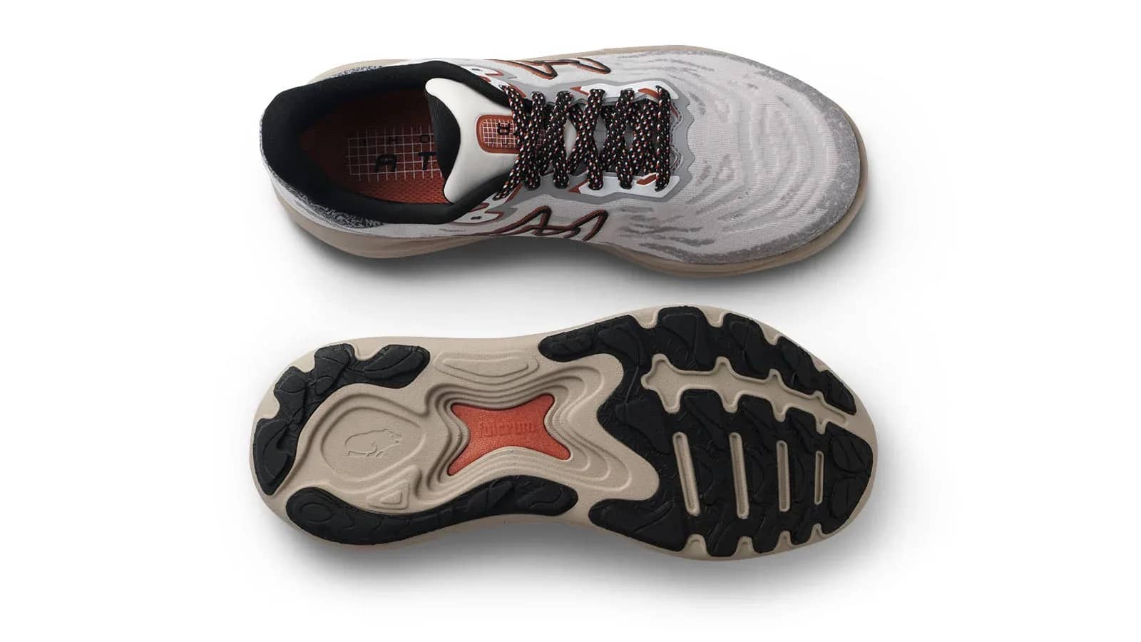 Karhu beyaz Men'S Ikoni Atr runner sneaker, arkadan çapraz görünüm