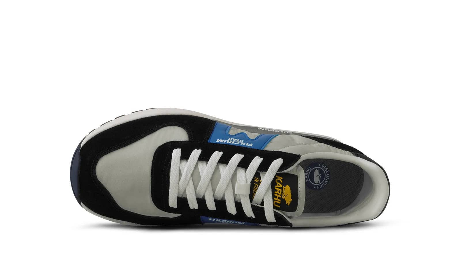 Karhu siyah Fulcrum Star sneaker, detay görünüm