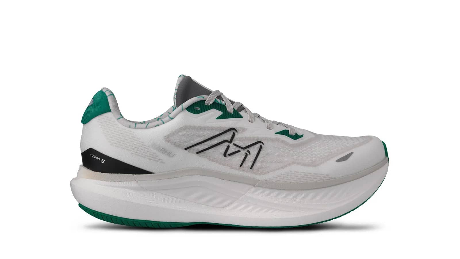 Karhu beyaz Women'S Fusion 5.0 runner sneaker, yandan görünüm