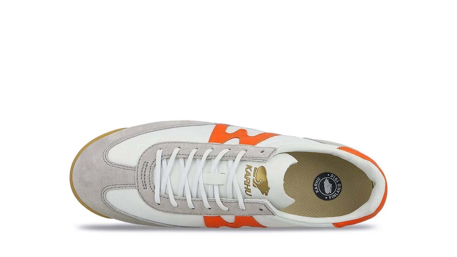 Karhu beyaz Mestari 76 sneaker, detay görünüm