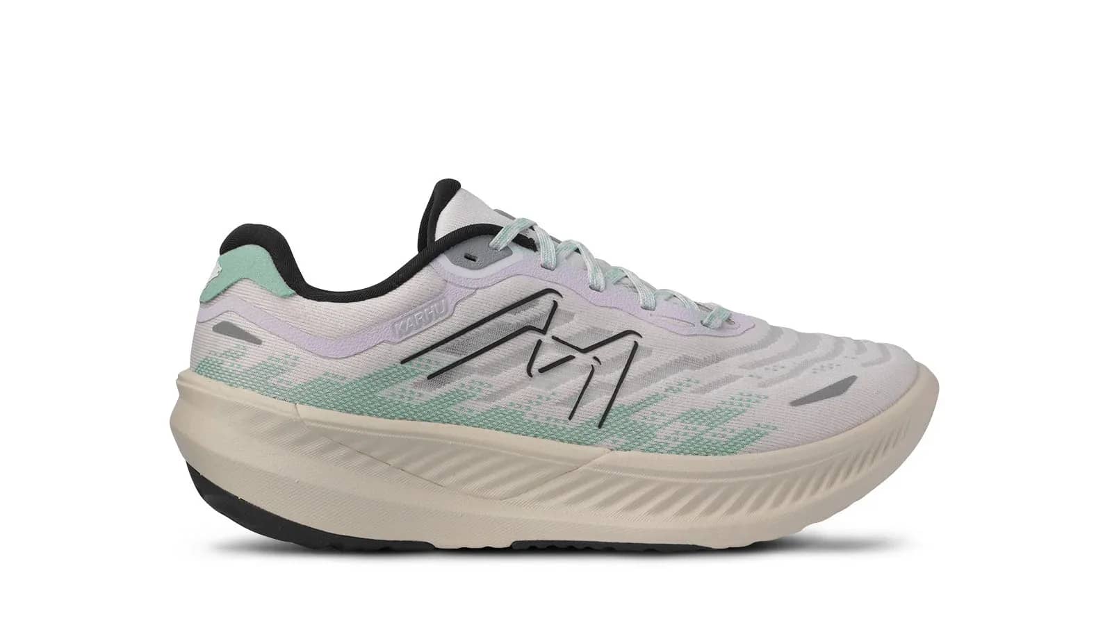 Karhu beyaz Women'S Fusion 4.5 runner sneaker, yandan görünüm