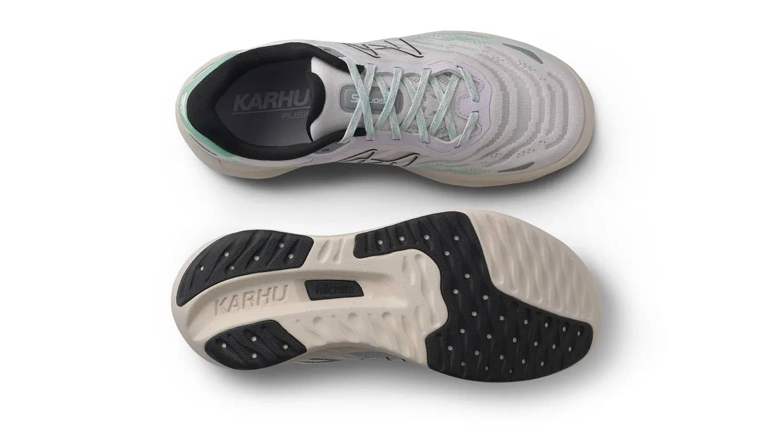 Karhu beyaz Women'S Fusion 4.5 runner sneaker, arkadan çapraz görünüm