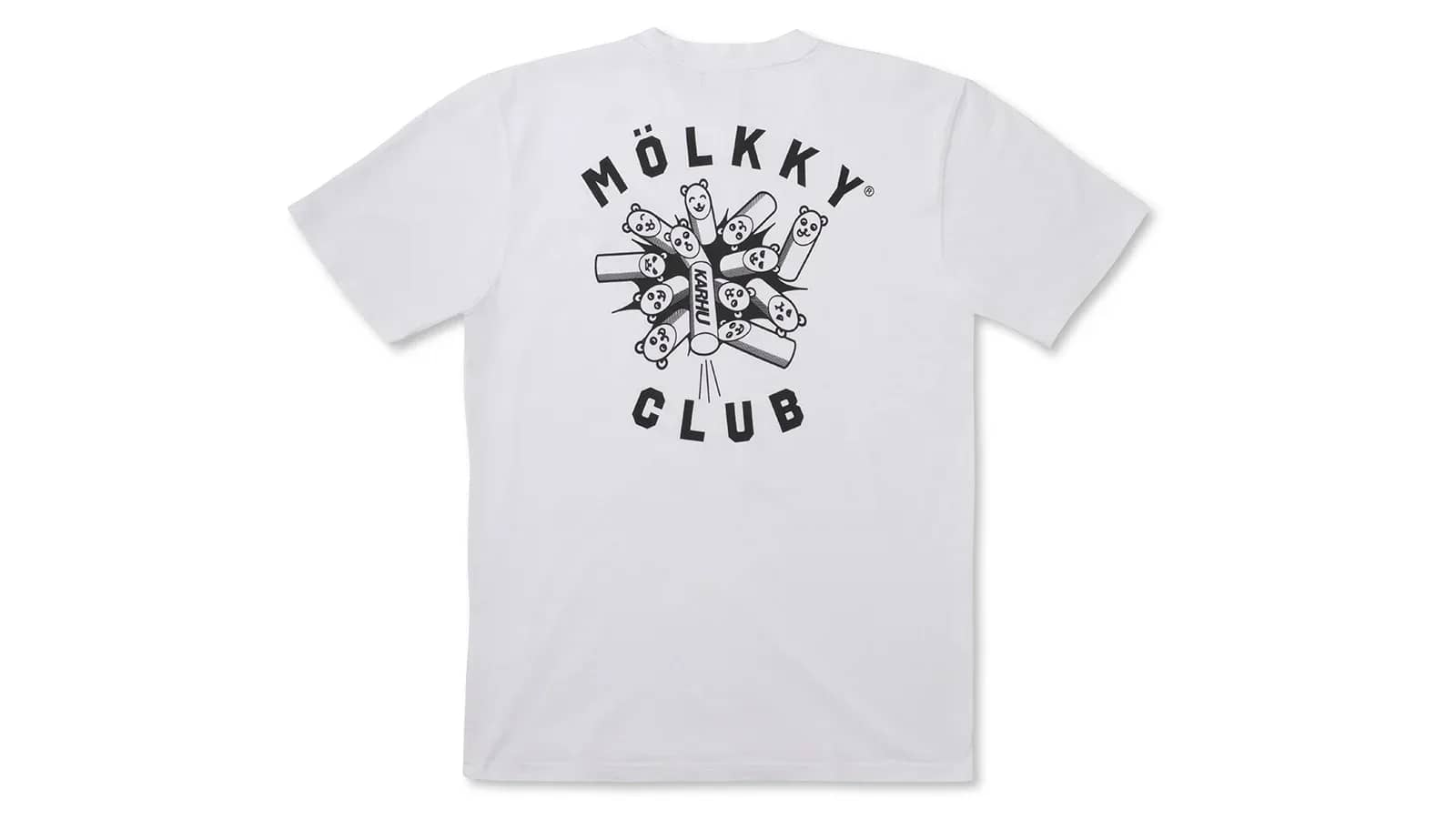 Karhu beyaz "mölkky" Club T–shirt gömlek, detay görünüm