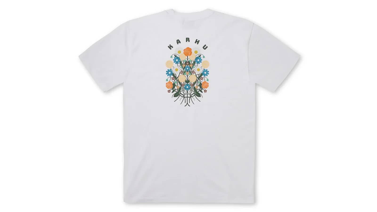Karhu beyaz Flower Bouquet T–shirt gömlek, detay görünüm