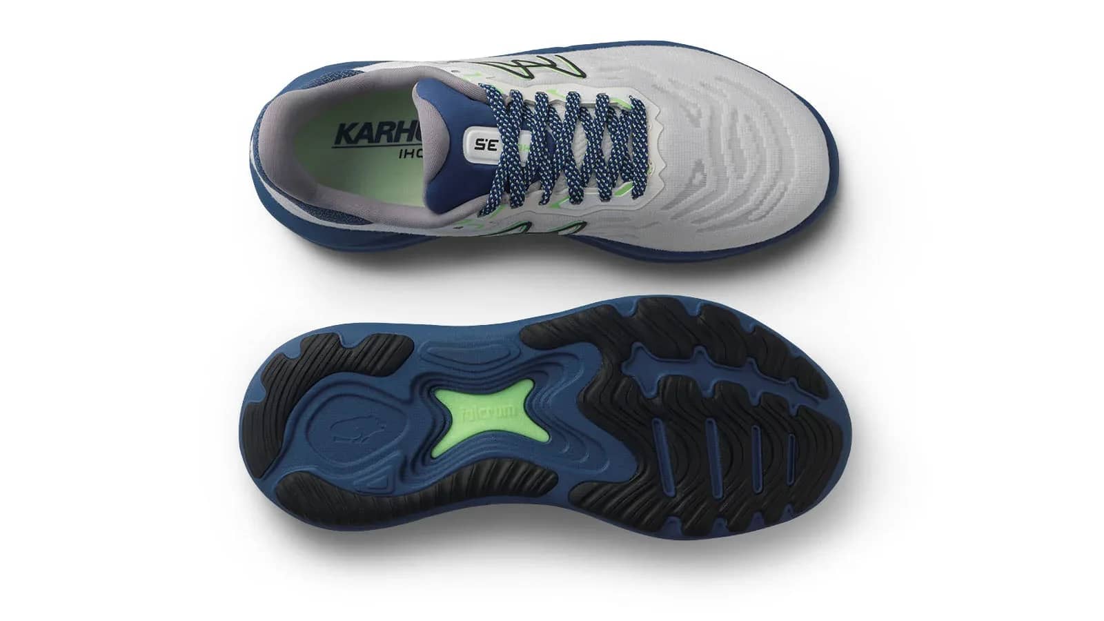 Karhu mavi Men'S Ikoni 3.5 runner sneaker, arkadan çapraz görünüm