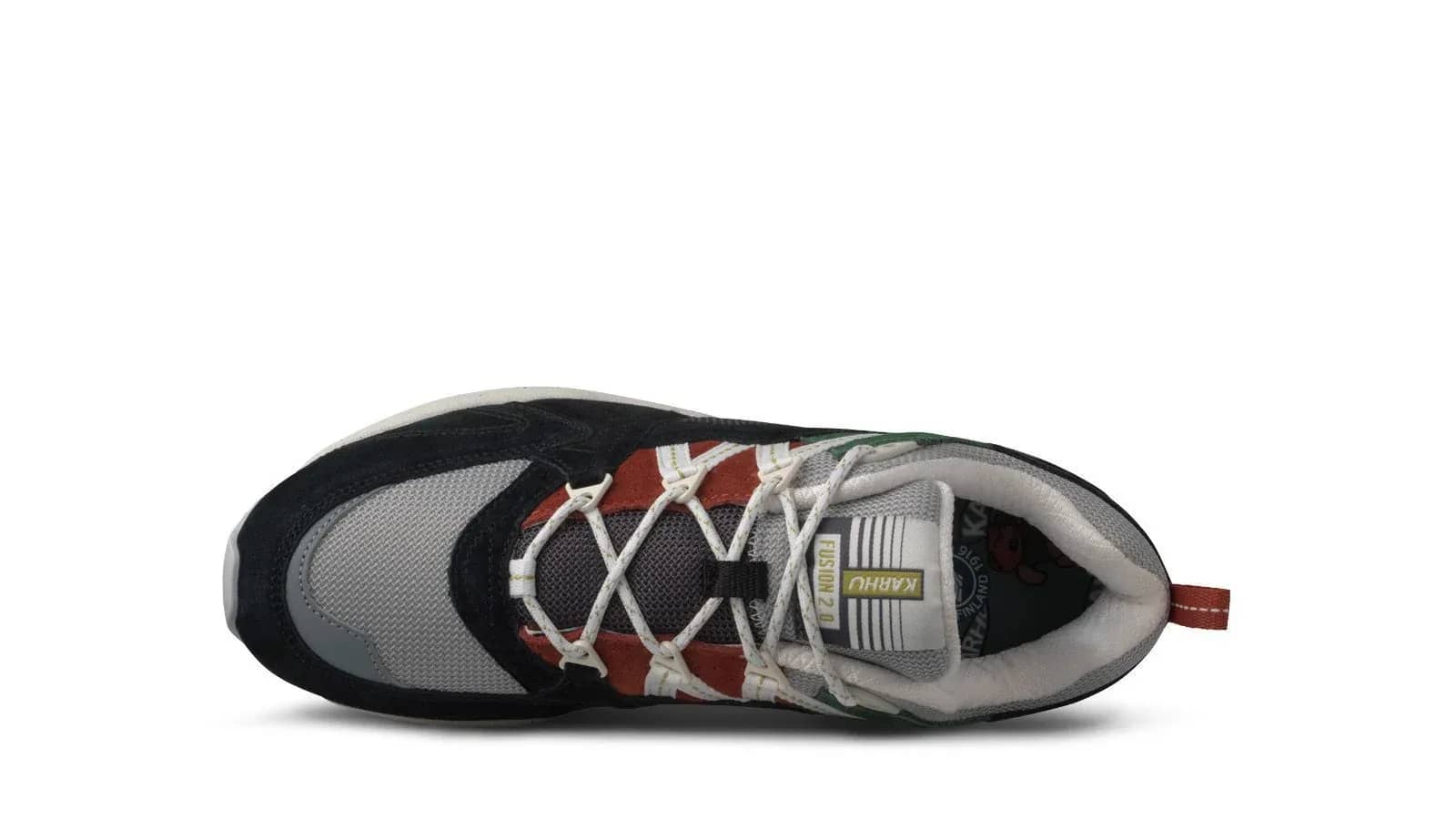 Karhu siyah Fusion 2.0 sneaker, önden görünüm