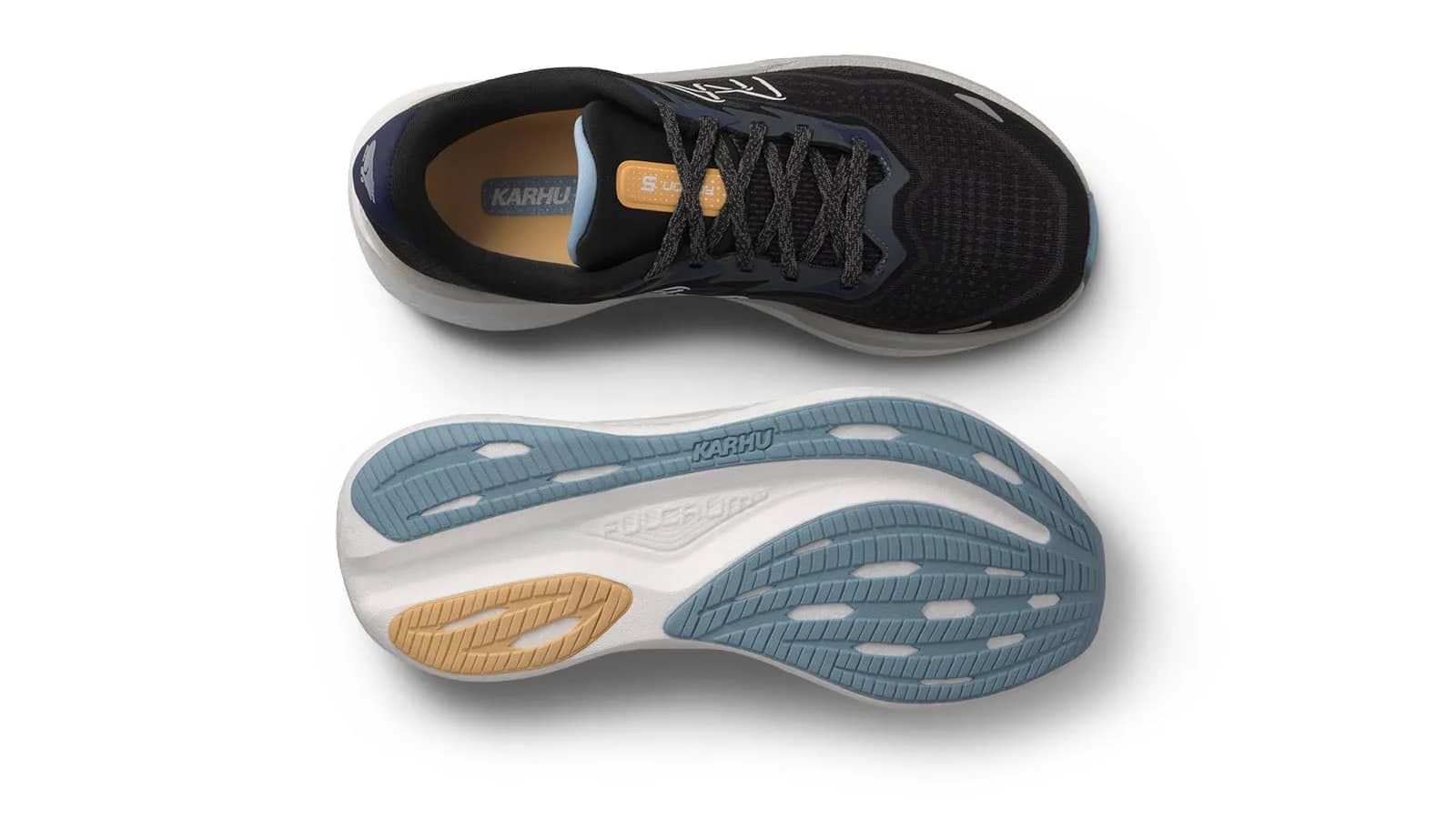 Karhu siyah Women'S Fusion 5.0 runner sneaker, detay görünüm