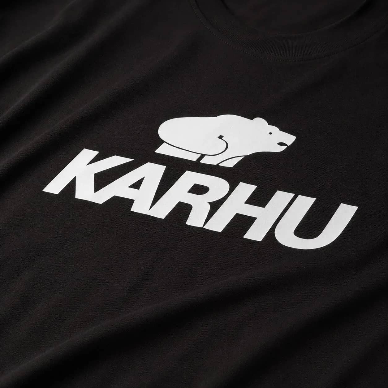 Karhu siyah Classic Logo T–shirt gömlek, detay görünüm
