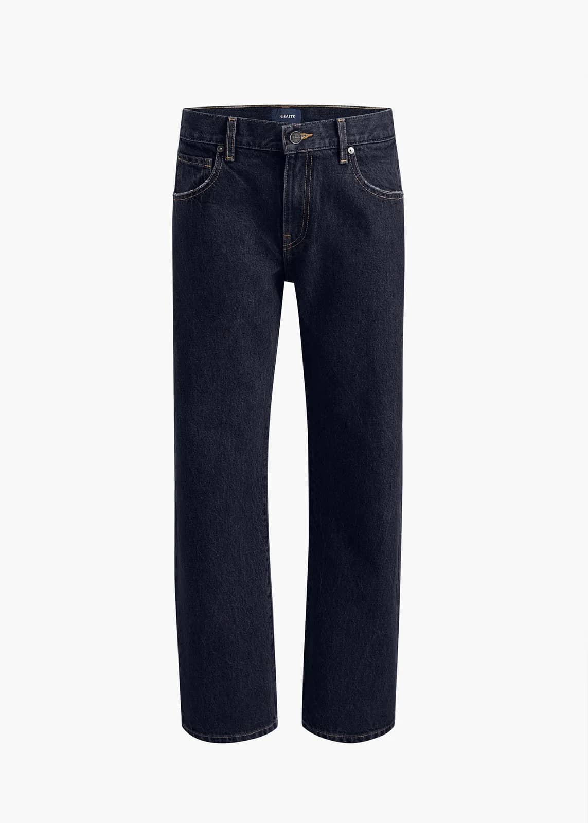 Khaite mavi jean pantolon, önden görünüm