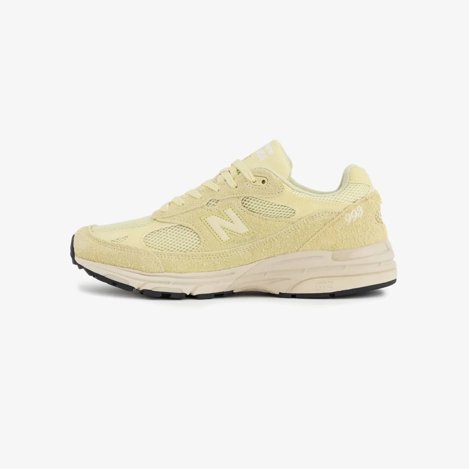 New Balance sarı Made in USA 993 sneaker, önden görünüm