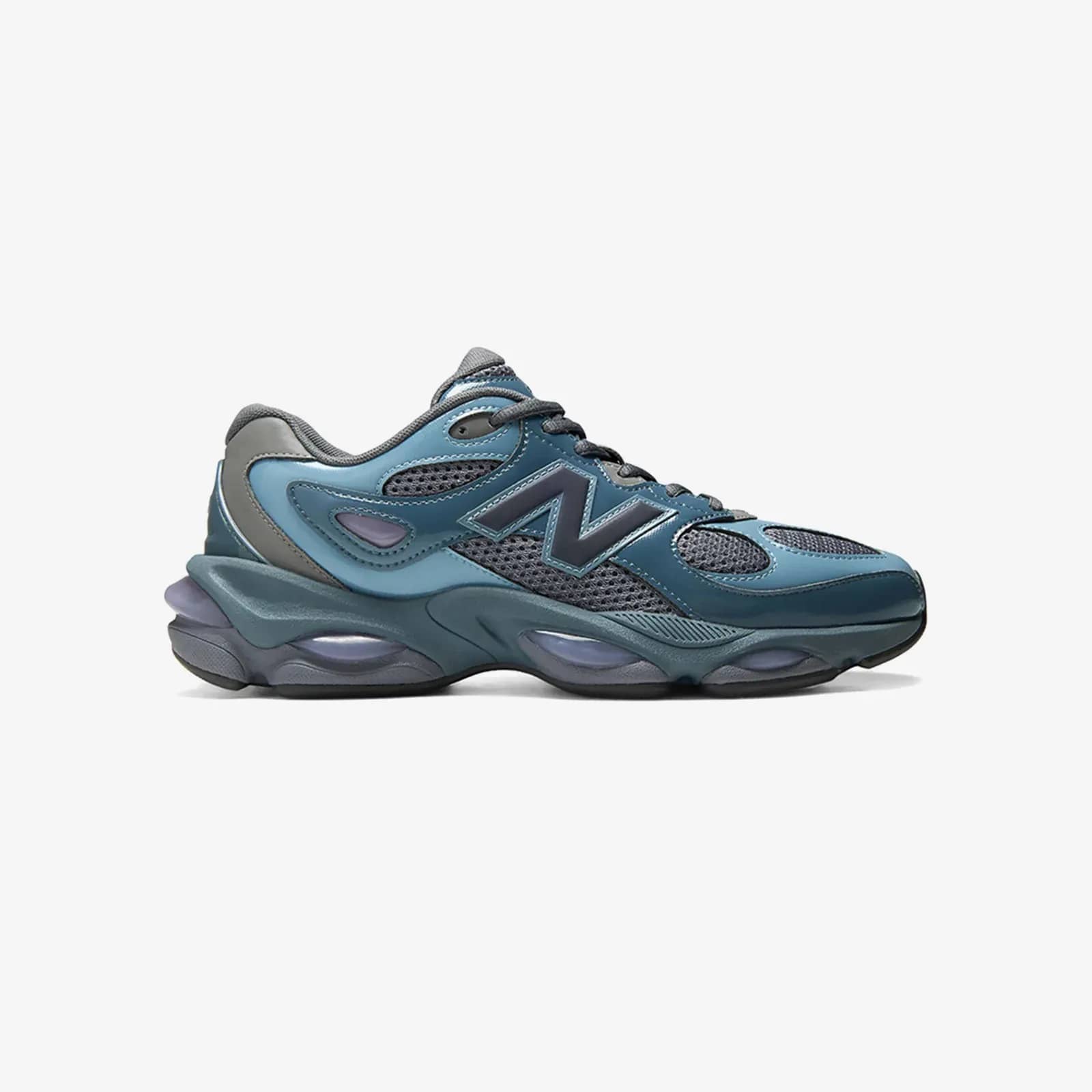 New Balance mavi 983 sneaker, yandan görünüm