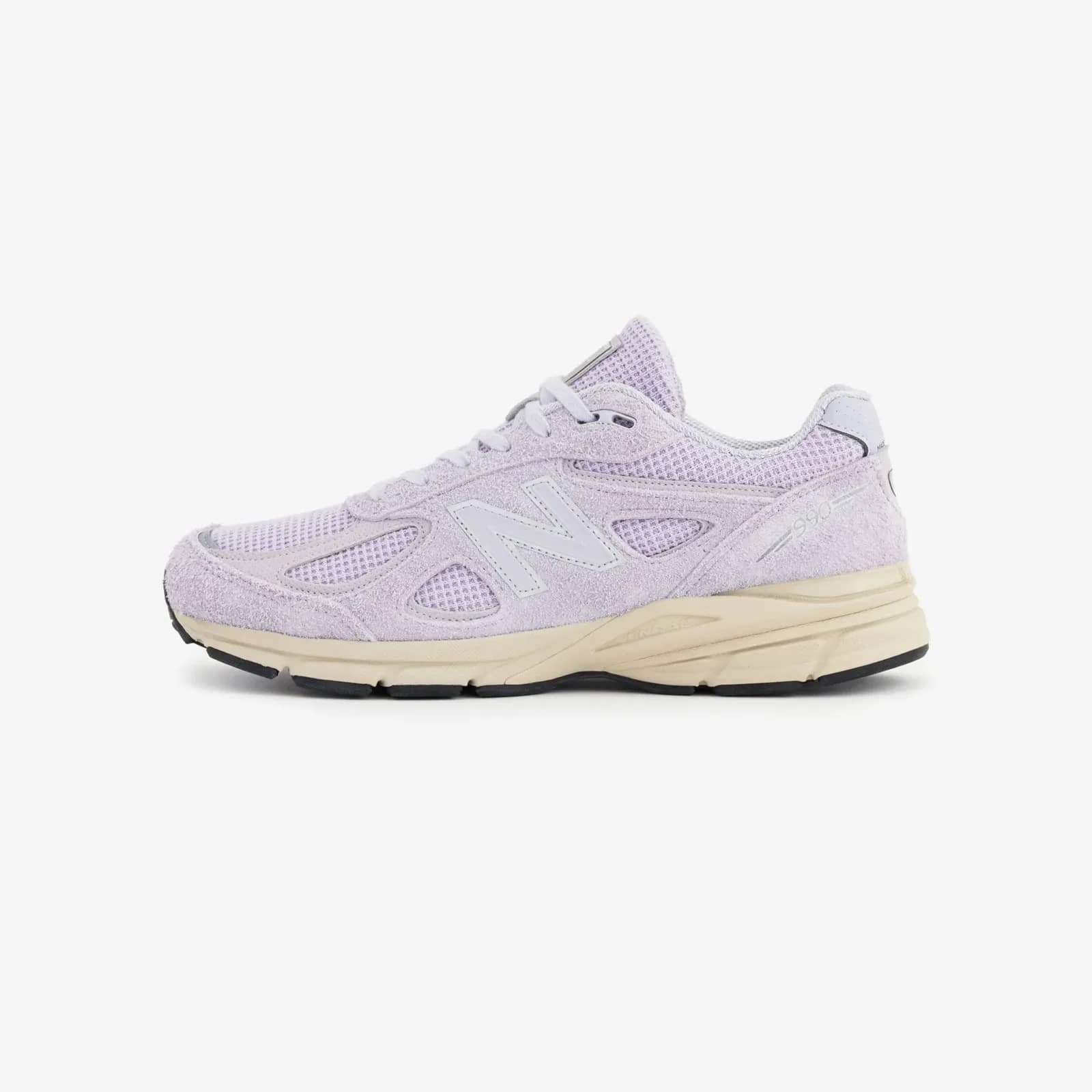 New Balance lila Made in USA 990v4 sneaker, önden görünüm