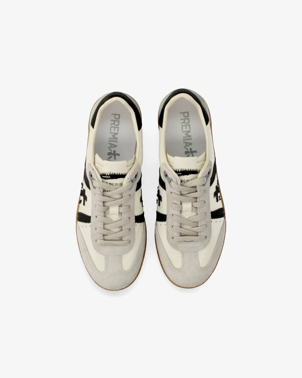 Premiata beyaz Bonnied sneaker, detay görünüm