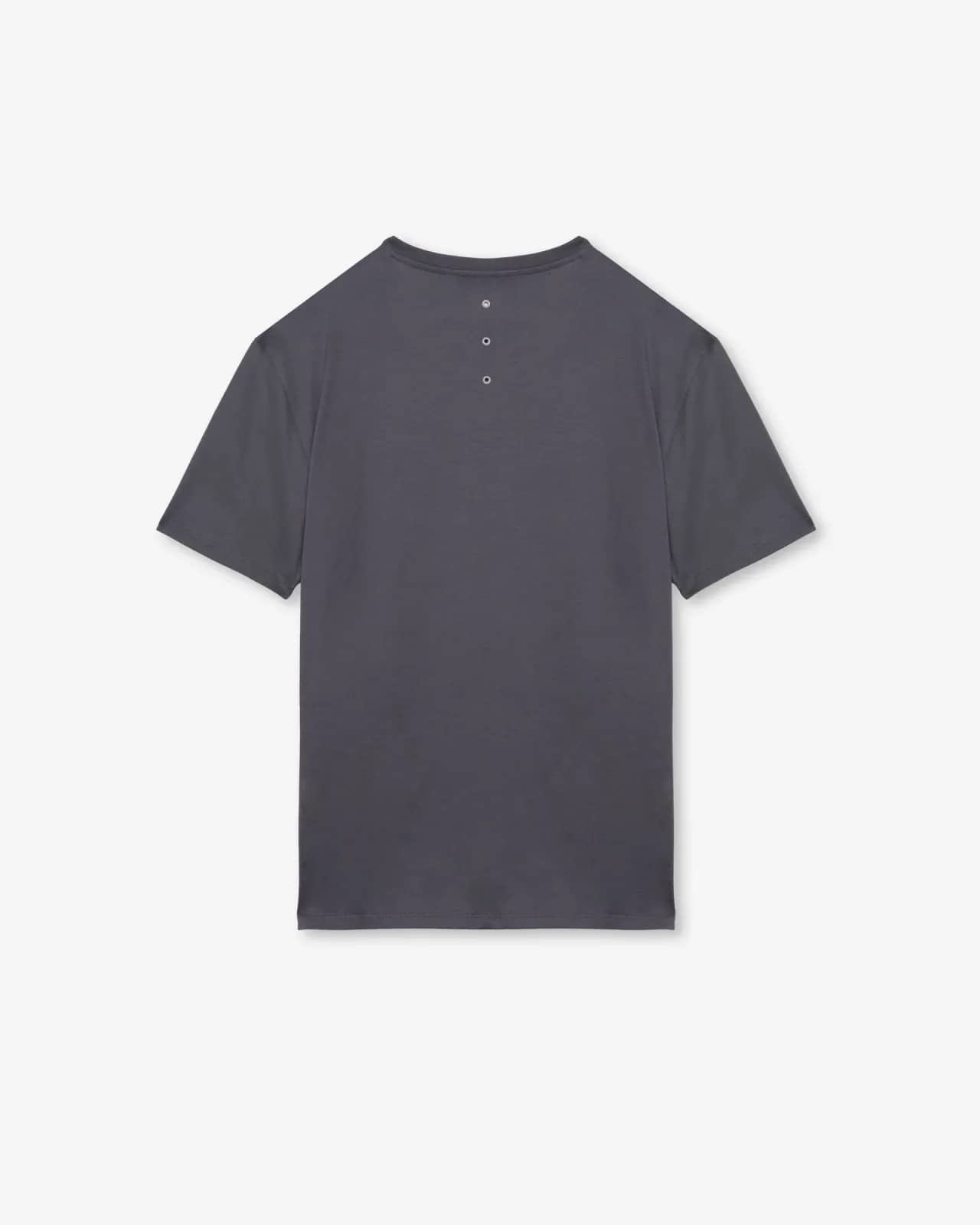 Premiata gri pamuk t-shirt, arkadan görünüm