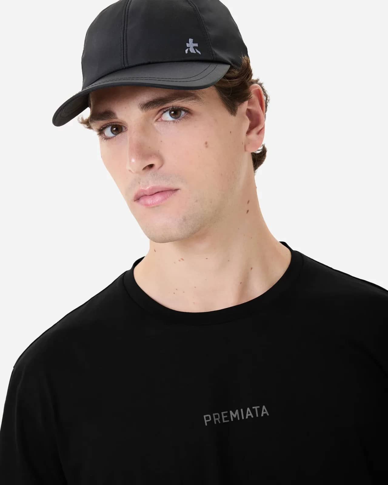 Premiata siyah t-shirt, arkadan görünüm